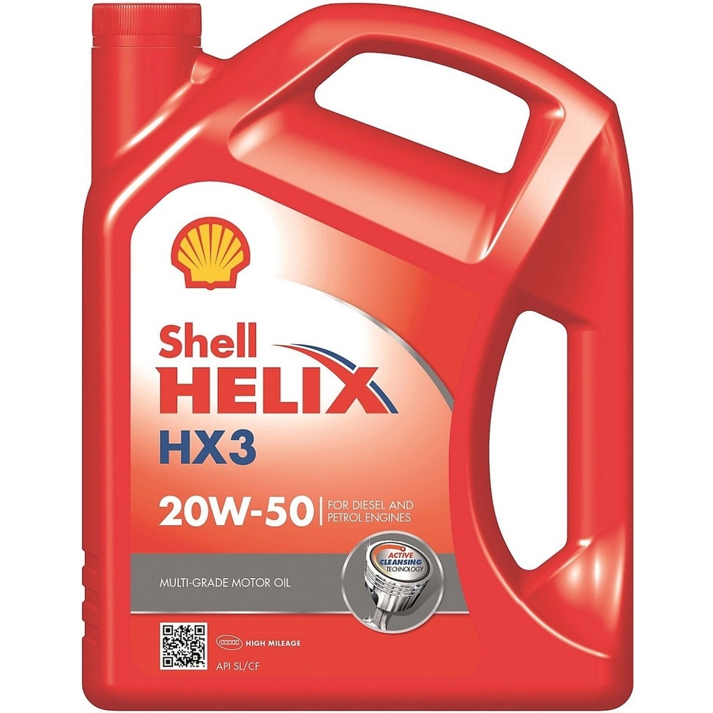 Shell Helix HX3 20W-50 4 Liters